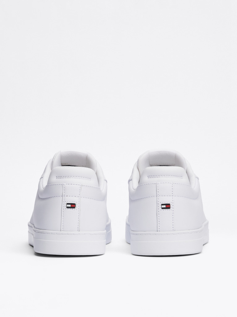Άσπρο Essential Δερμάτινα Δετά Sneakers  Άνδρες
