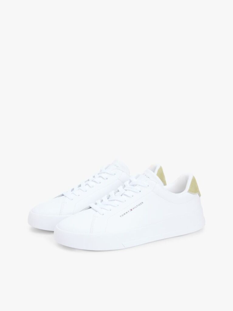 Άσπρο Sneakers Με Ανάγλυφο Φινίρισμα  Άνδρες