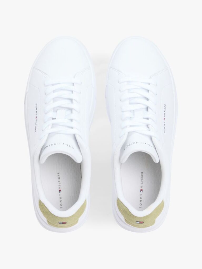 Άσπρο Sneakers Με Ανάγλυφο Φινίρισμα  Άνδρες
