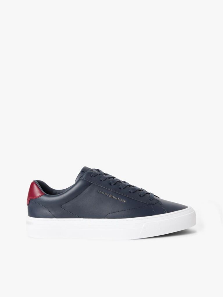 Μπλε Δερμάτινα Sneakers  Άνδρες