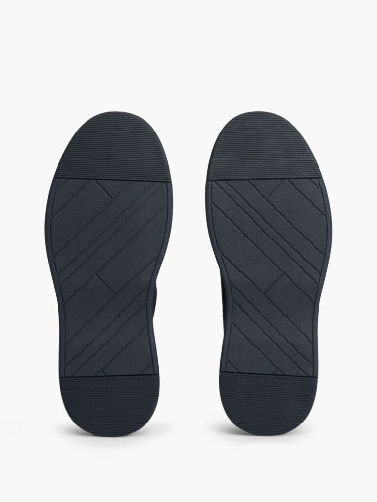 Μπλε Δερμάτινα Δετά Loafers Με Moc Μύτη  Άνδρες