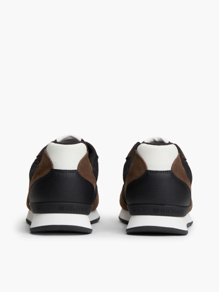 Καφέ Sneakers Με Μίξη Υφών Και Λογότυπο  Άνδρες