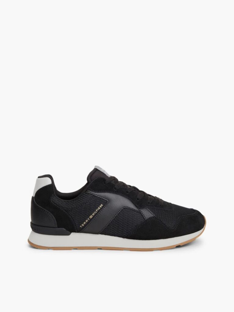 Γκρι Sneakers Με Μίξη Υφών Και Λογότυπο  Άνδρες