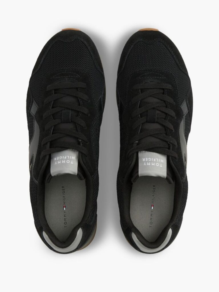 Γκρι Sneakers Με Μίξη Υφών Και Λογότυπο  Άνδρες