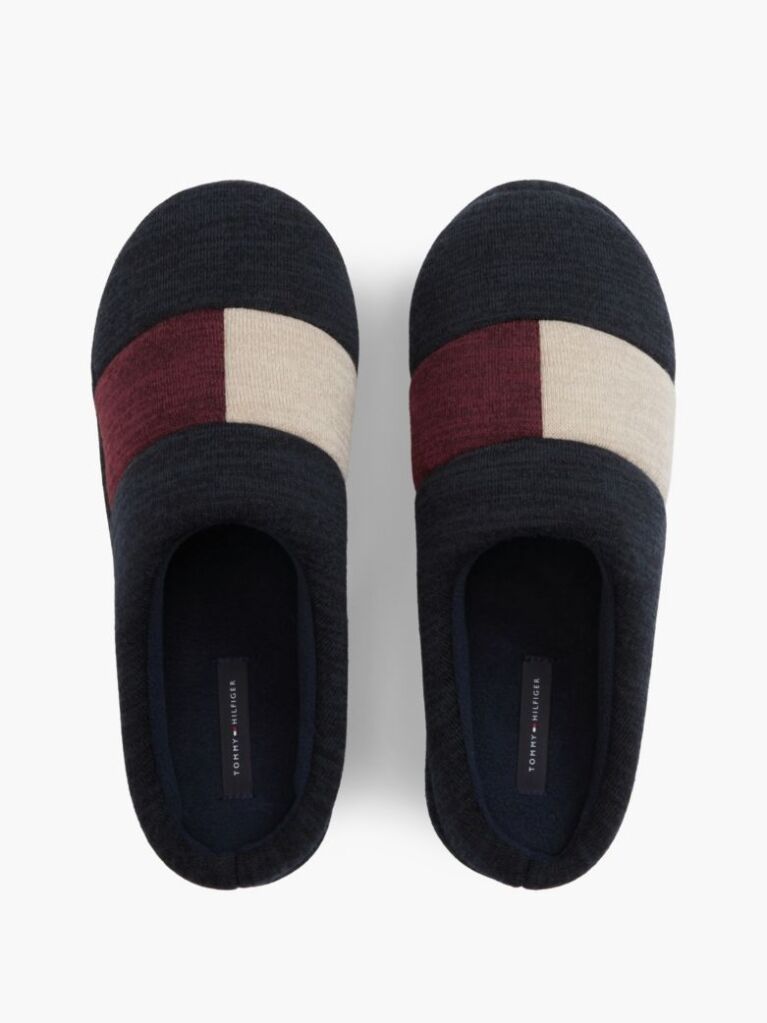 Multi Colour-Blocked Flag Slippers  Men