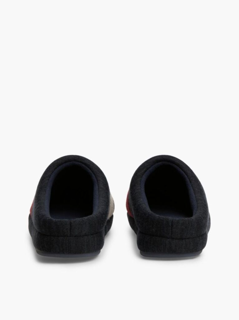 Multi Colour-Blocked Flag Slippers  Men