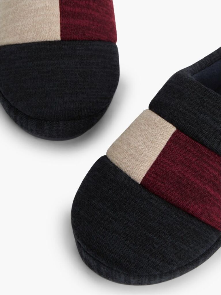 Multi Colour-Blocked Flag Slippers  Men