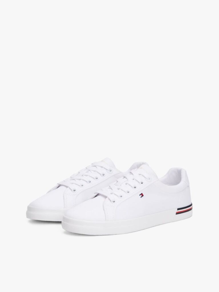 Άσπρο Essential Sneakers Με Signature Λεπτομέρεια  Γυναίκες