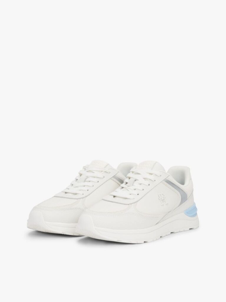 Multi Δερμάτινα Sneakers Με Μίξη Υφών  Γυναίκες