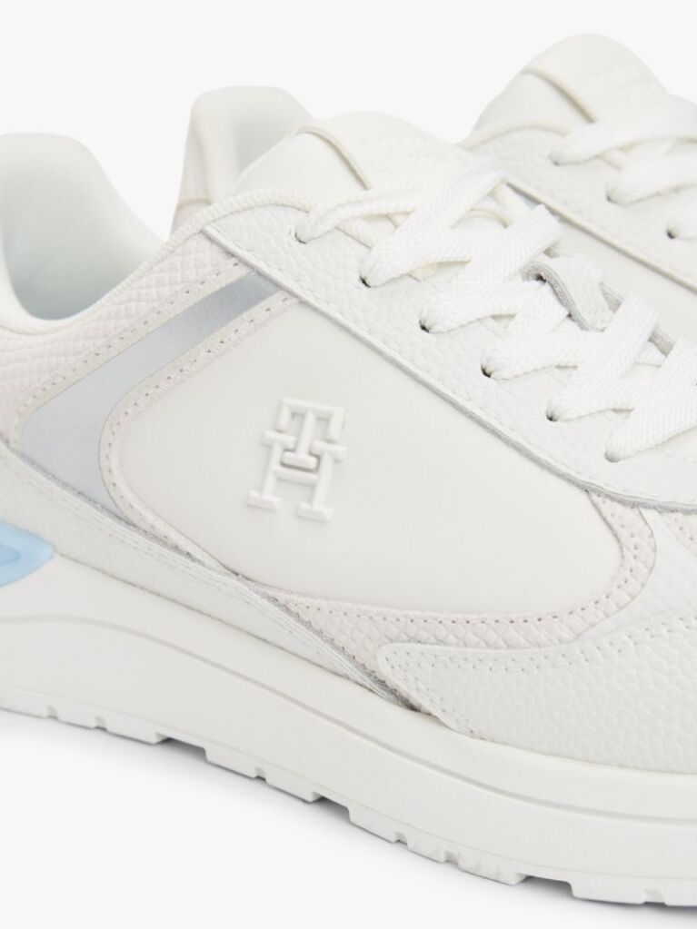 Multi Δερμάτινα Sneakers Με Μίξη Υφών  Γυναίκες