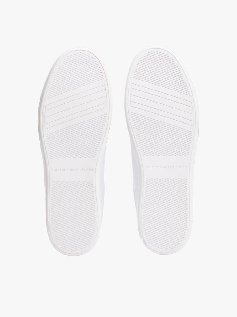 Άσπρο Δερμάτινα Sneakers Με Χαμηλό Κόψιμο  Γυναίκες