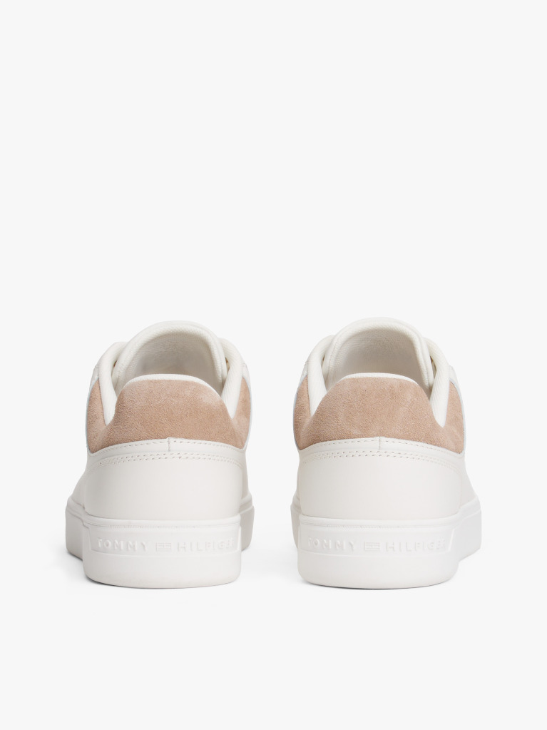 Μπεζ Δερμάτινα Sneakers  Γυναίκες