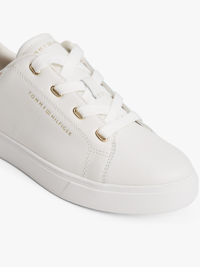 Μπεζ Δερμάτινα Sneakers  Γυναίκες