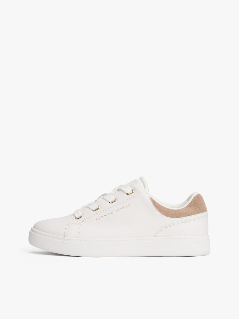 Μπεζ Δερμάτινα Sneakers  Γυναίκες