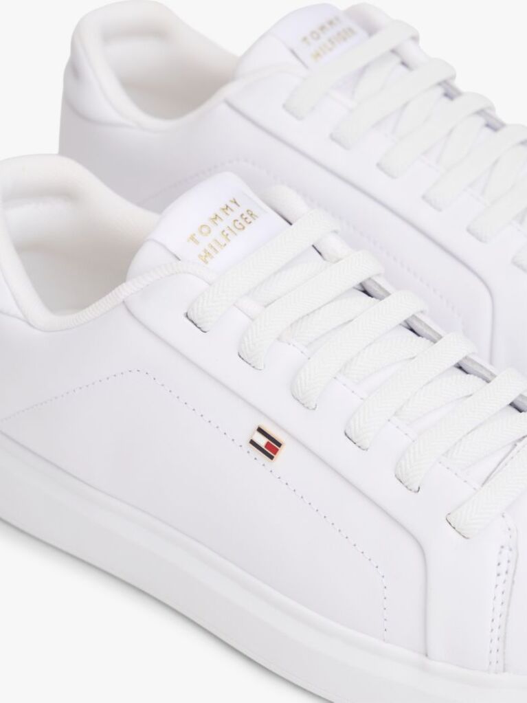 Άσπρο Δερμάτινα Sneakers  Γυναίκες