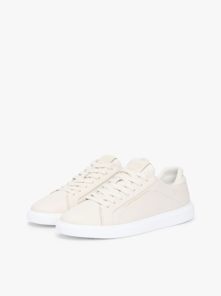Μπεζ Δερμάτινα Sneakers  Γυναίκες