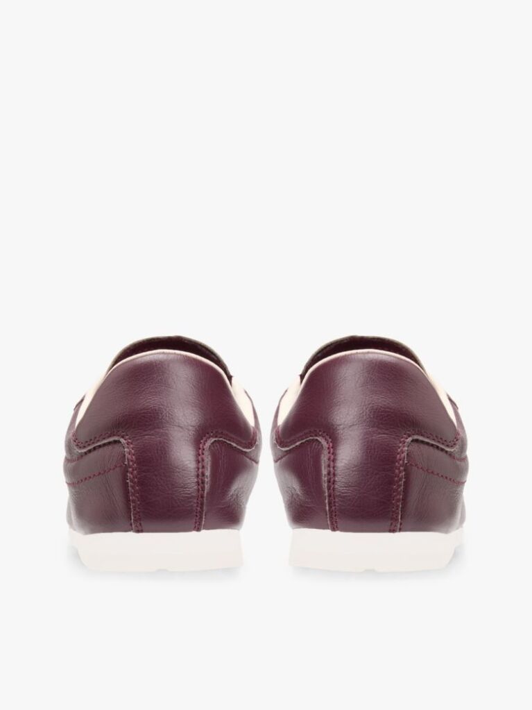 Κόκκινο TH Monogram Δερμάτινα Sneakers Με Χαμηλό Κόψιμο  Γυναίκες