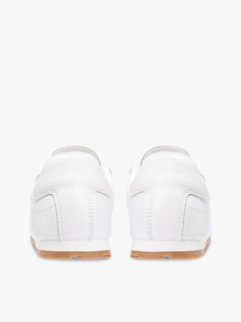 Άσπρο TH Monogram Δερμάτινα Sneakers Με Χαμηλό Κόψιμο  Γυναίκες