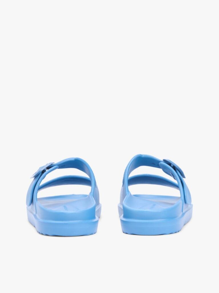 Blue Double Strap Enamel Flag Lightweight Sandals  Women