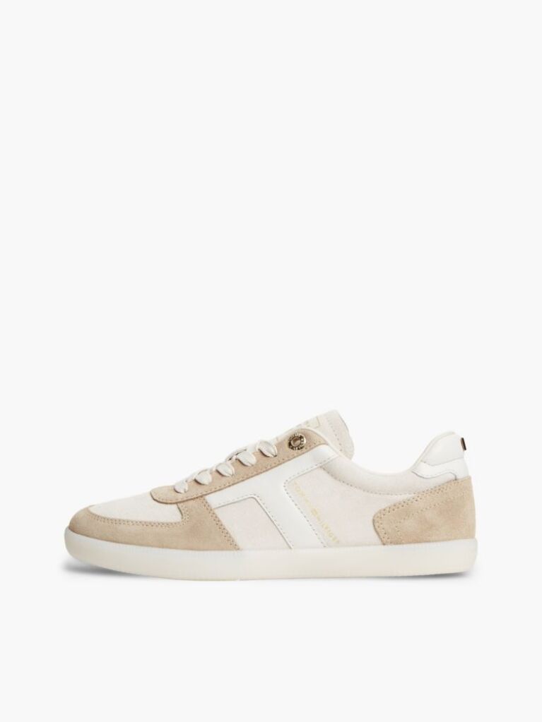 Μπεζ Σουέτ Sneakers Με Μίξη Υφών  Γυναίκες