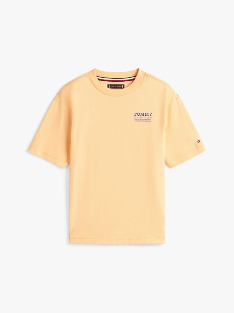 Πορτοκαλί T-Shirt Με Πίσω Graphic Σχέδιο Και Κλασική Λαιμόκοψη  Αγόρια