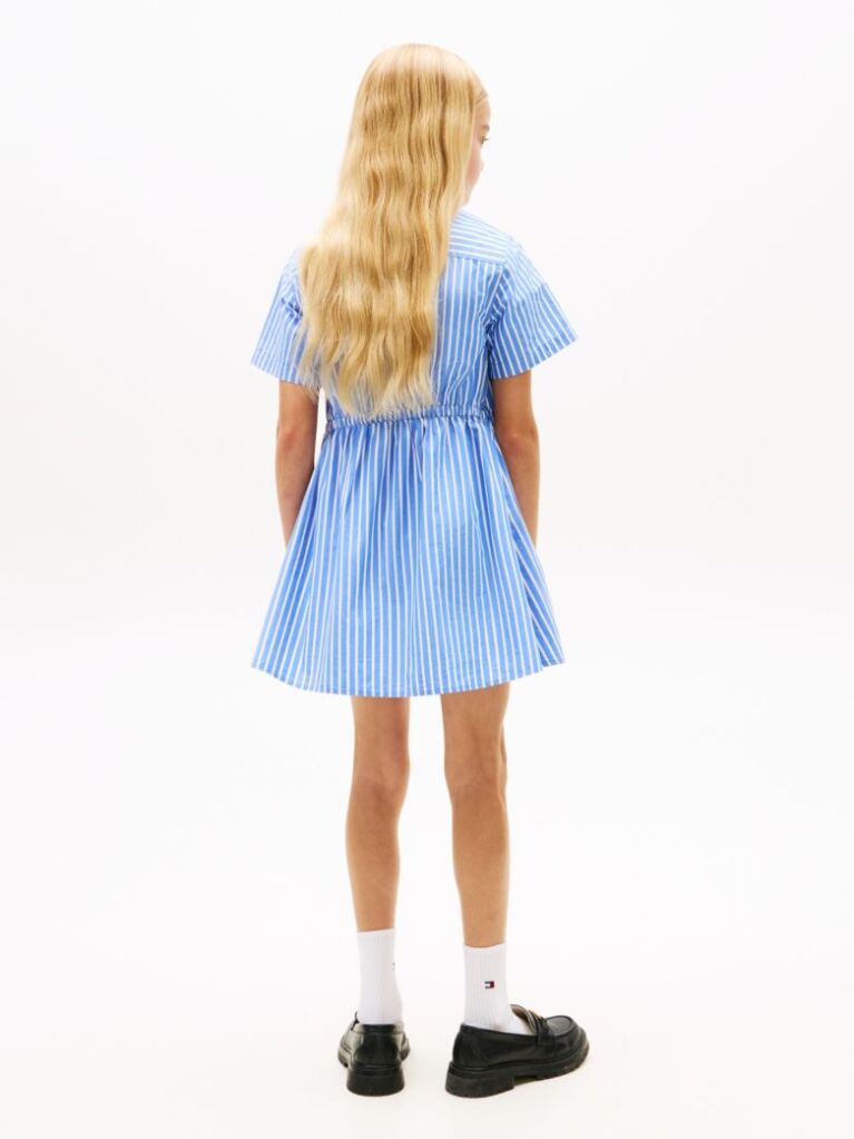 Multi Ριγέ Φόρεμα Πουκαμίσα Stripe Poplin Shirt Dress  Κορίτσια