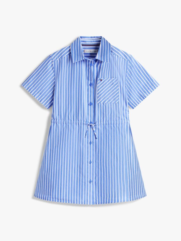 Multi Ριγέ Φόρεμα Πουκαμίσα Stripe Poplin Shirt Dress  Κορίτσια