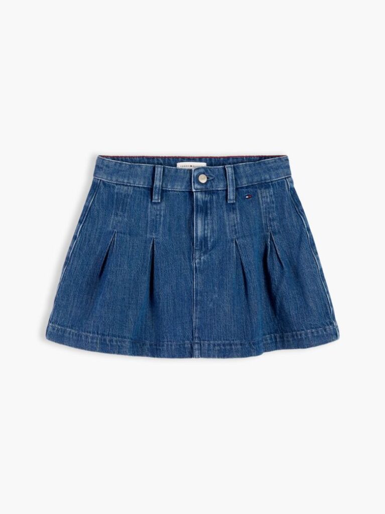 Μπλε Πλισέ Denim Φούστα  Κορίτσια