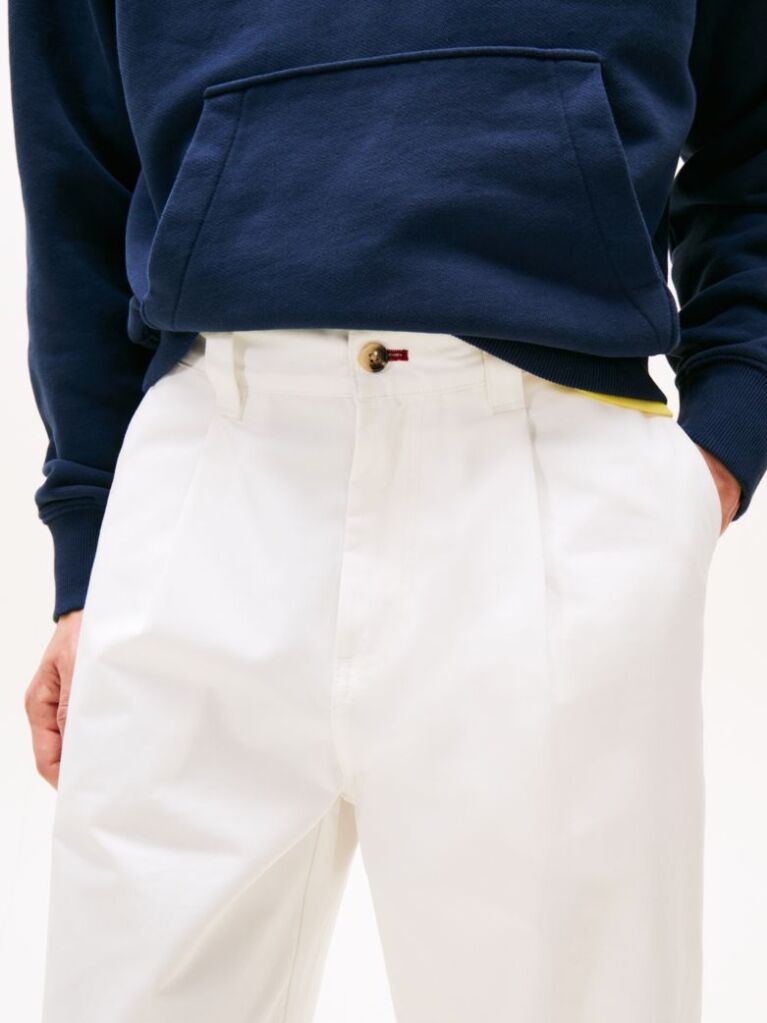 Μπεζ Hilfiger Sailing Παντελόνι Chinos Σε Κανονική Γραμμή  Unisex