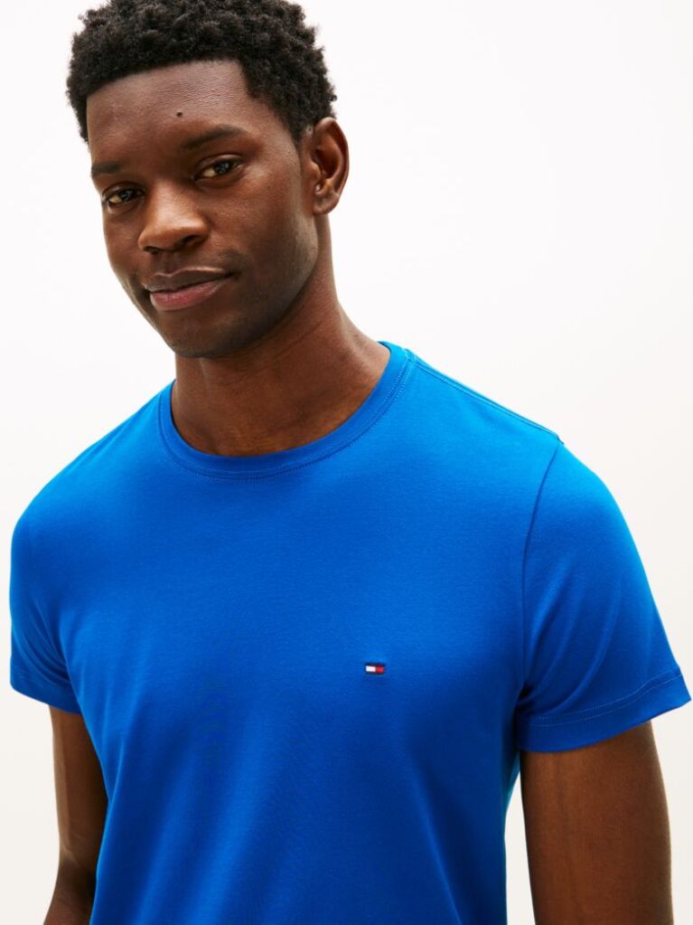 Μπλε T-Shirt Με Extra Slim Γραμμή  Άνδρες