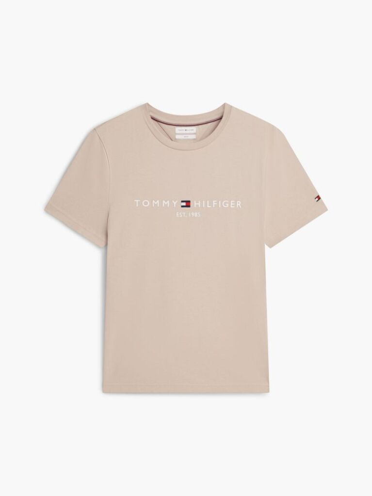 Μπεζ T-Shirt Απο Οργανικό Βαμβάκι  Άνδρες