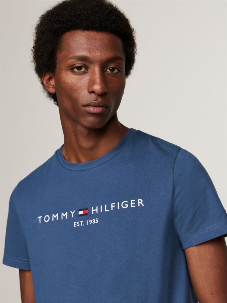 Μπλε T-Shirt Απο Οργανικό Βαμβάκι  Άνδρες