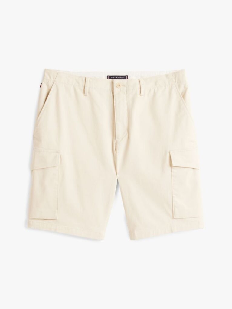White 1985 Essential Harlem Relaxed Cargo Bermuda Shorts  Men