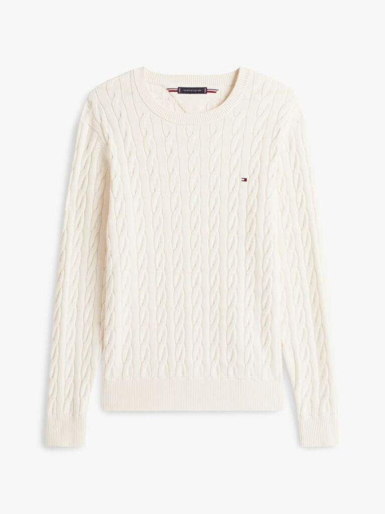Beige Classics Cable Knit Relaxed Fit Jumper  Men