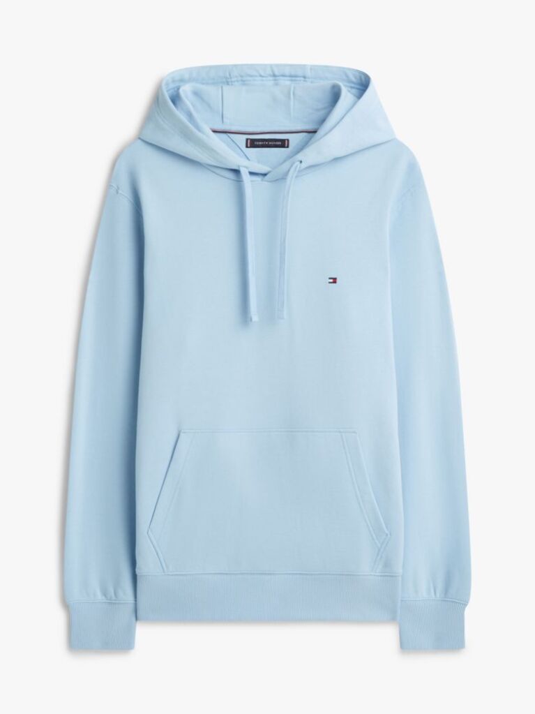 Μπλε Hoody Από Βαμβακερό Terry Με Κεντητό Σημαιάκι  Άνδρες