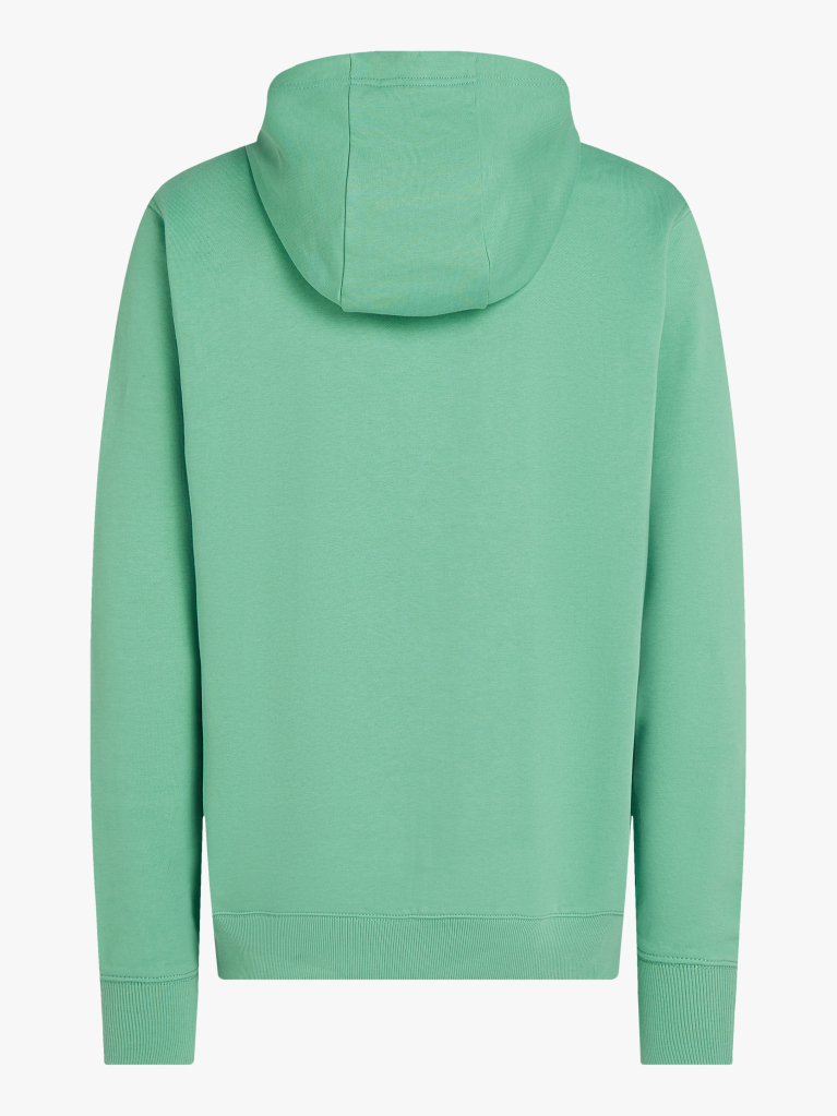 Πράσινο Hoody Από Βαμβακερό Terry Με Κεντητό Σημαιάκι  Άνδρες