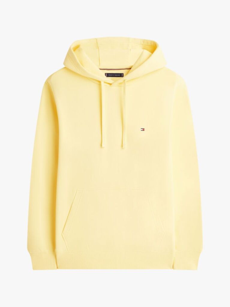 Κίτρινο Hoody Από Βαμβακερό Terry Με Κεντητό Σημαιάκι  Άνδρες