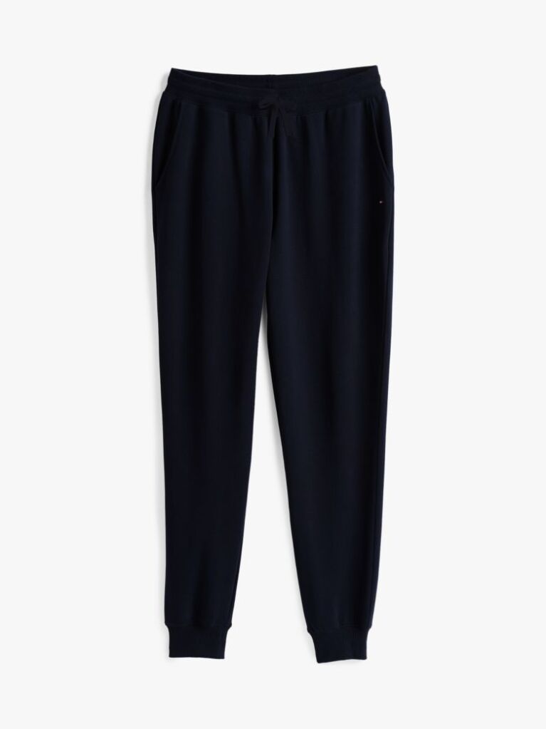 Blue Terry Cuffed Leg Joggers  Men