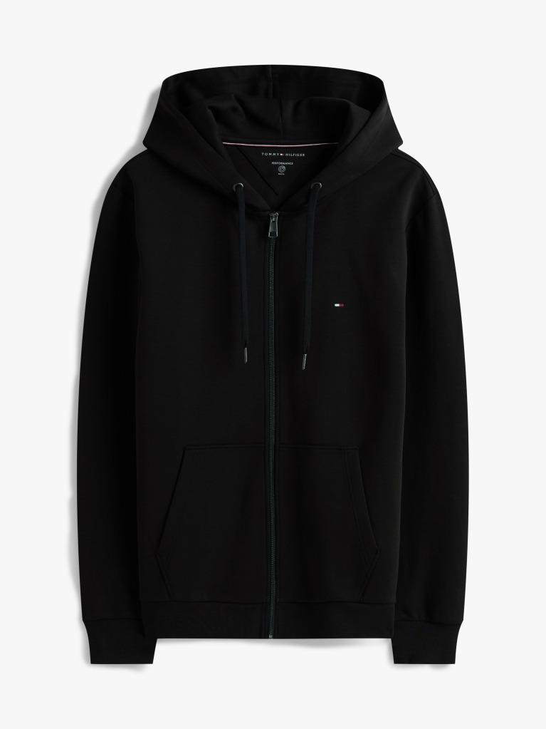 Μαύρο Essential Hoodie Με Φερμουάρ  Άνδρες