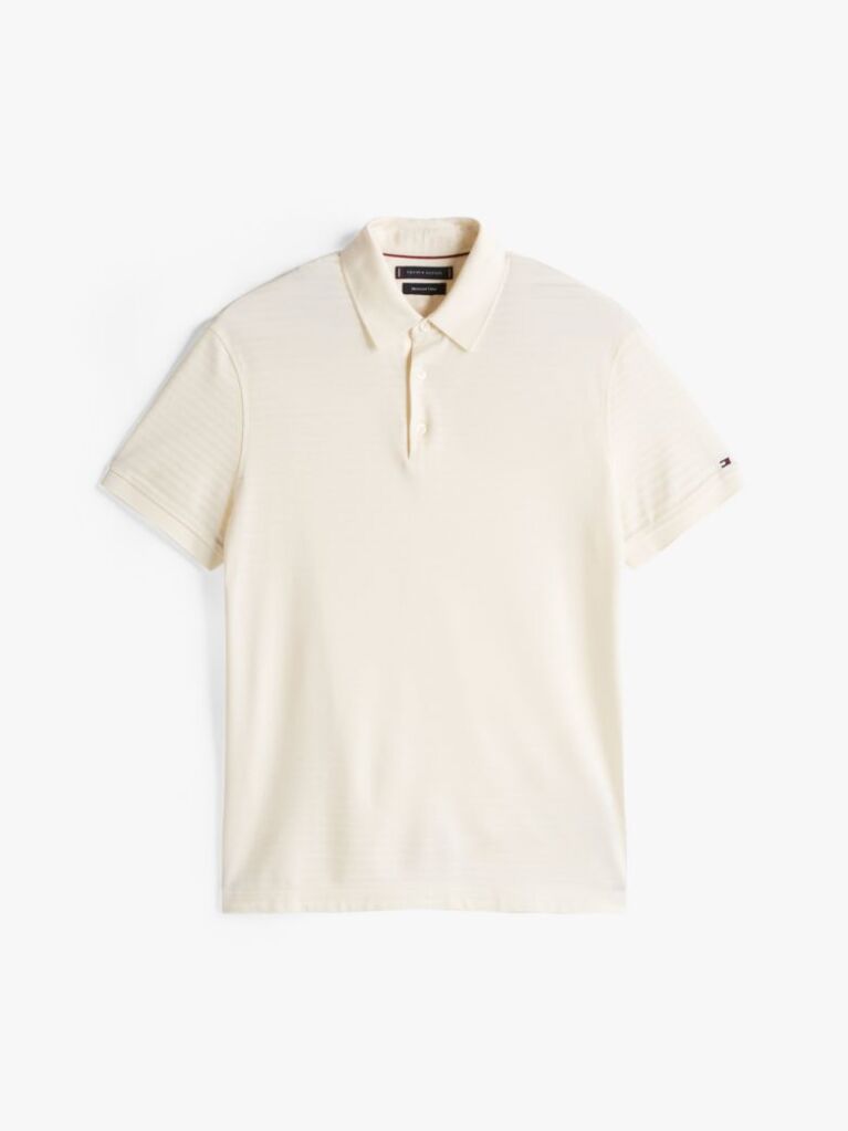 Άσπρο Smart Casual Μπλούζα Πόλο Σε Κανονική Γραμμή  Άνδρες