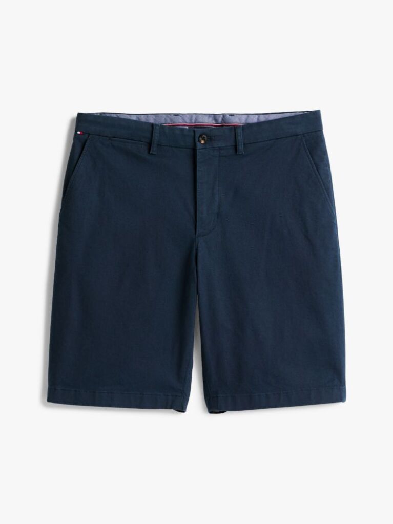 Blue Harlem Relaxed Chino Bermuda Shorts  Men