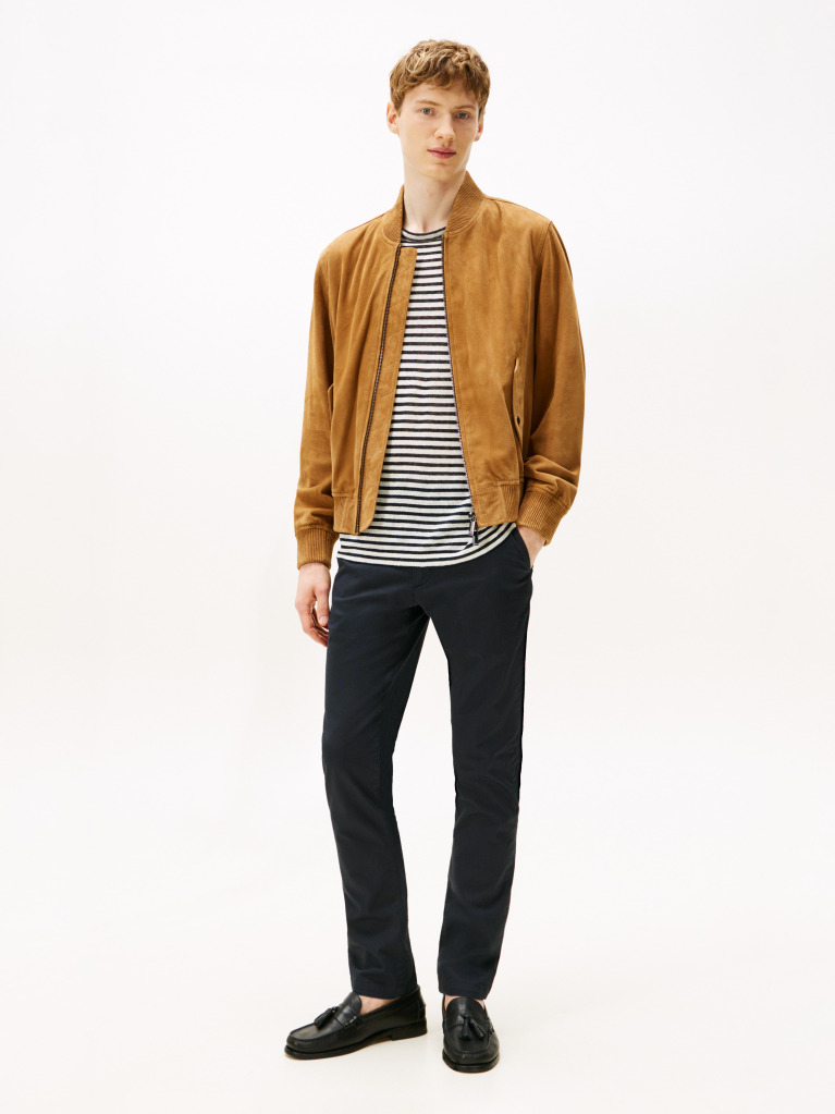 Μπλε Bleecker Chino Παντελόνι Με Micro Λογότυπο Σε Slim Γραμμή  Άνδρες