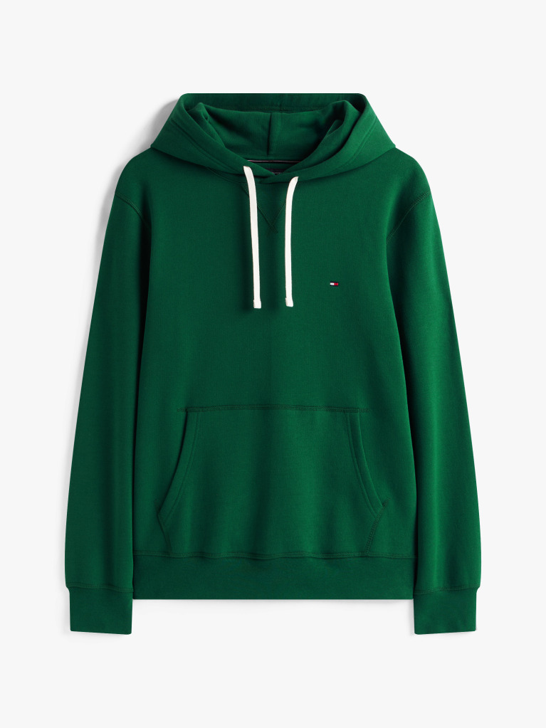 Πράσινο Fleece Hoody Με Κεντητή Σημαία  Άνδρες