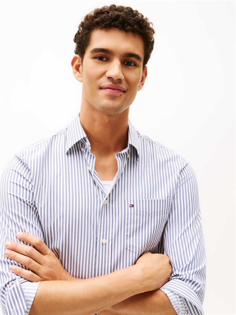 Multi Performance Stripe Shirt  Men