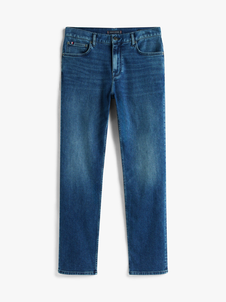 Blue Straight Denton Jeans  Men