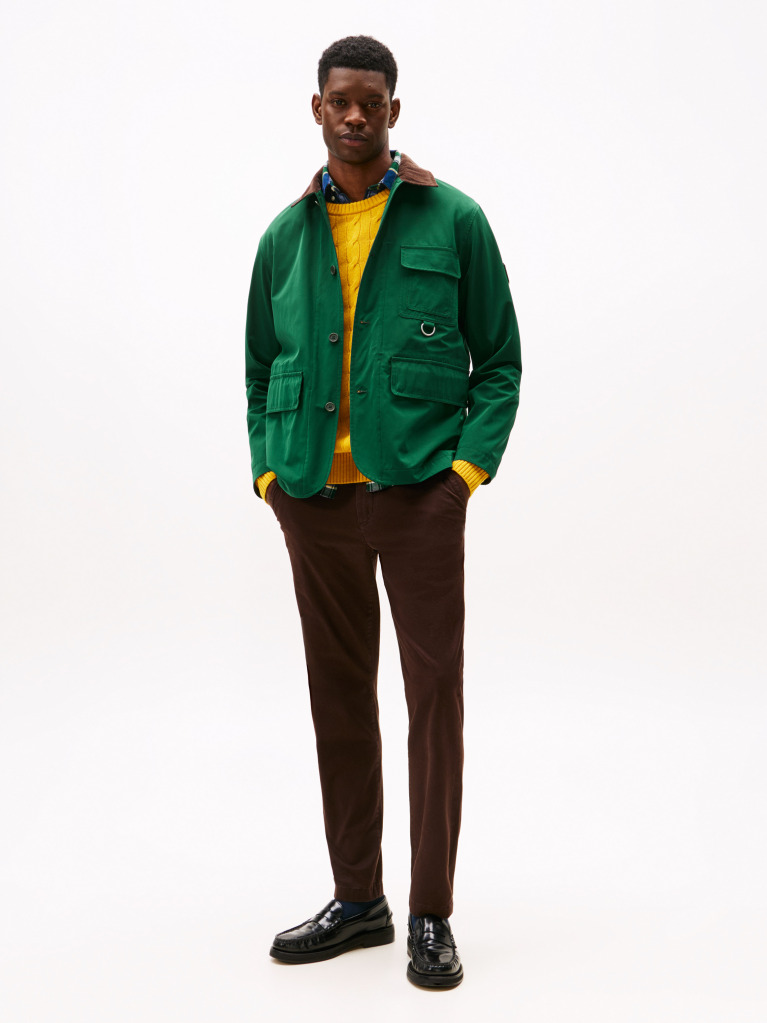 Καφέ Harlem Παντελόνι Chinos Σε Tapered Γραμμή Από Twill  Άνδρες