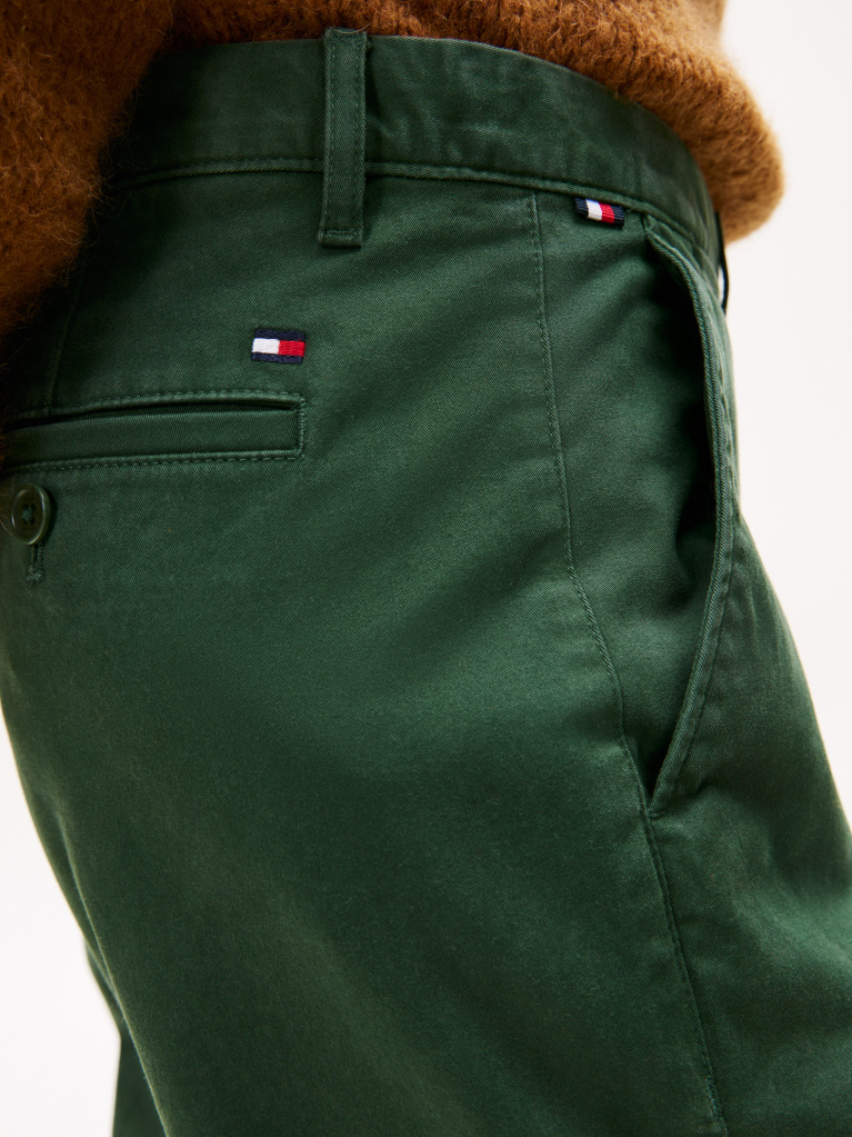 Πράσινο Harlem Παντελόνι Chinos Σε Tapered Γραμμή Από Twill  Άνδρες