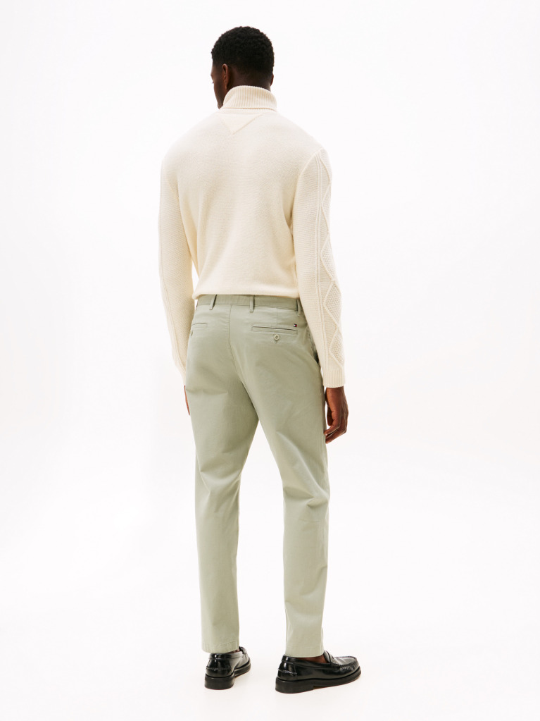 Γκρι Harlem Παντελόνι Chinos Σε Tapered Γραμμή Από Twill  Άνδρες