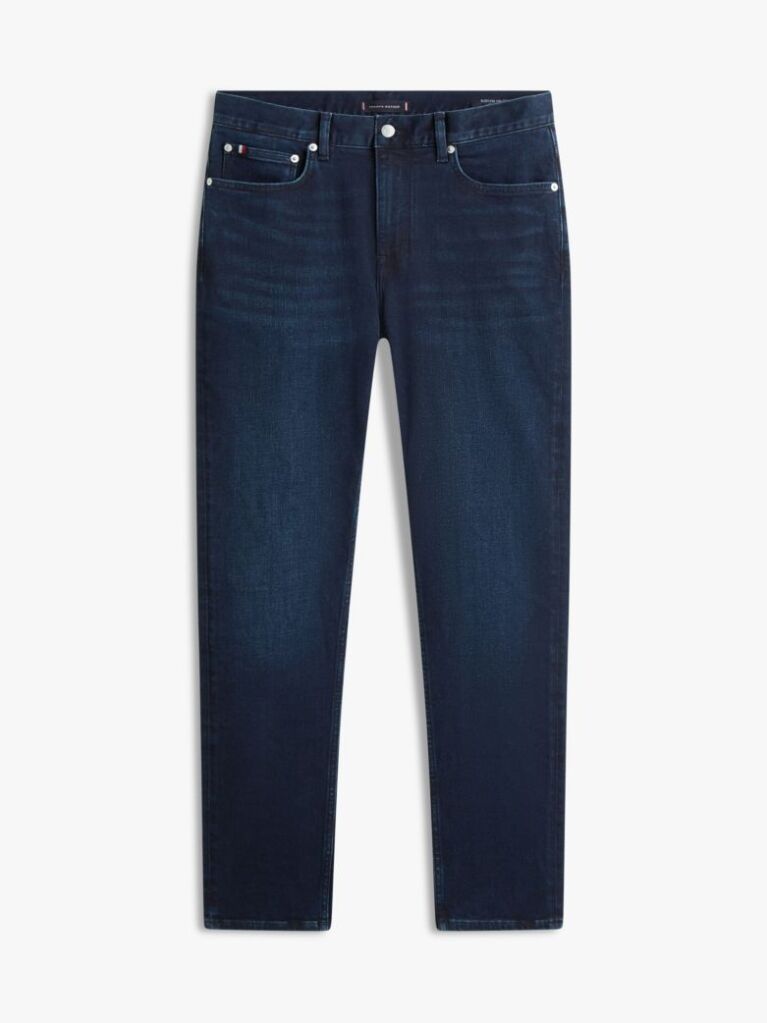 Μπλε Bleecker Slim Τζιν Με Whiskered Λεπτομέρεια  Άνδρες