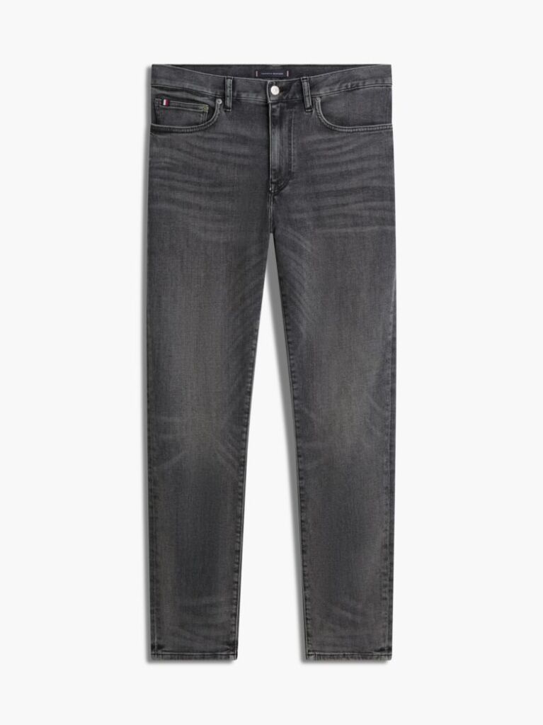 Grey Bleecker Whiskered Slim Jeans  Men